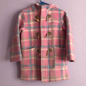 United Colors of Benetton Youth Plaid Winter Coat